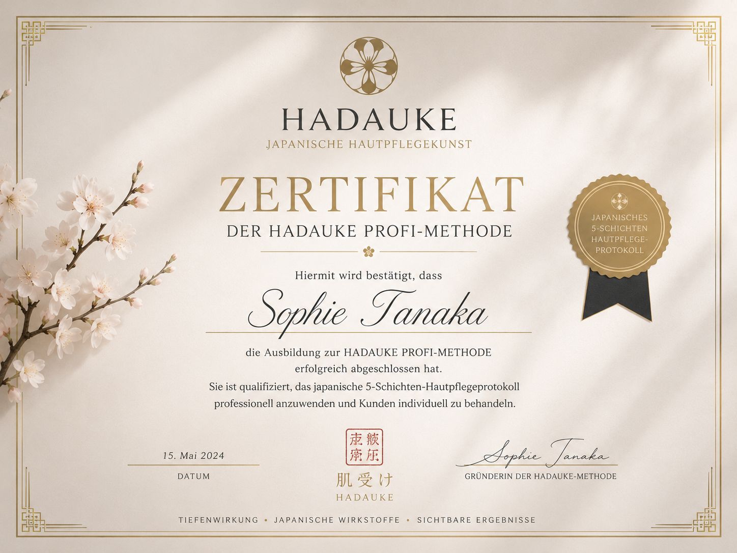 Certificado Hadauke Profi-Methode